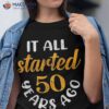 Golden Wedding 50th Anniversary Shirt