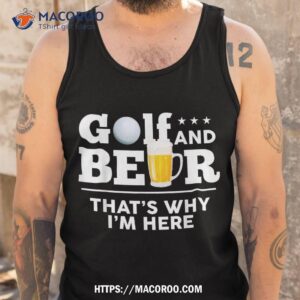 golf and beer joke dad funny fathers day drinking birthday shirt tank top