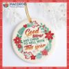 Good Tidings And Cheer, To Hell With This Year! Christmas Ceramic Ornament.
