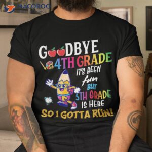 Goodbye 4th Grade Hello 5th Back To School Shirt