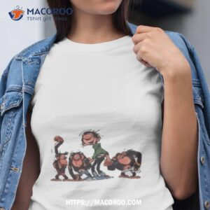 Goof With Monkeys Gaston Lagaffe Shirt
