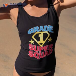 grade 1 super squad superhero teacher team shirt tank top 2