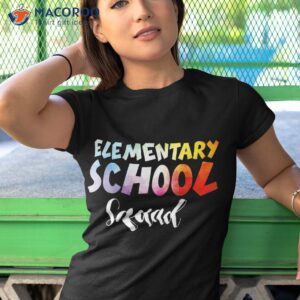 gradient eletary school squad back to kids shirt tshirt 1