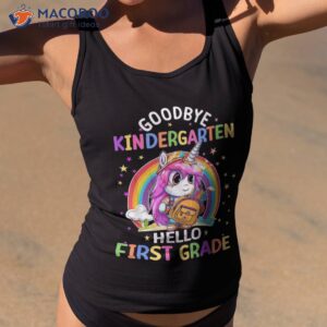 graduation bye kindergarten hello 1st grade back to school shirt tank top 2