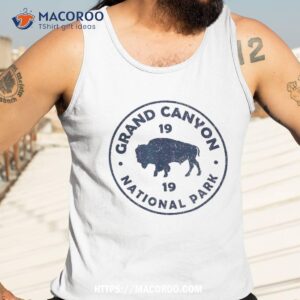 grand canyon national park arizona bison wo souvenir shirt tank top 3