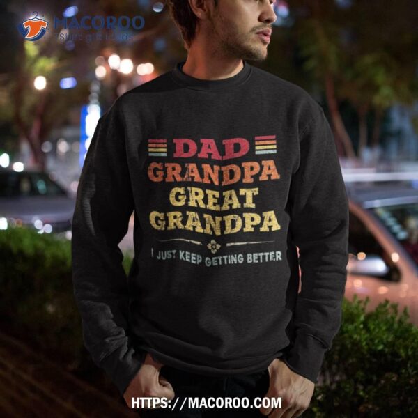 Grandpa Gifts Shirt From Grandkids Dad Grandpa Great Grandpa Shirt