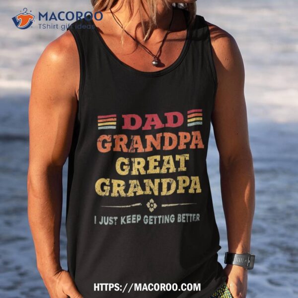 Grandpa Gifts Shirt From Grandkids Dad Grandpa Great Grandpa Shirt