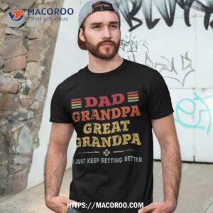 Fathers Day From Grandkids Dad Grandpa Great Grandpa Shirt