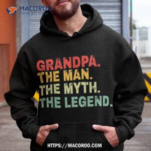 Grandpa The Man Myth Legend Fathers Day Gift Shirt