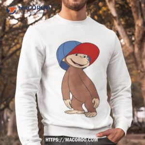 graphic big cap curious george shirt sweatshirt