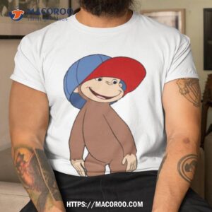 graphic big cap curious george shirt tshirt