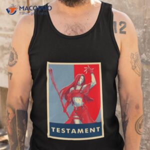 graphic of reaper testament shirt tank top