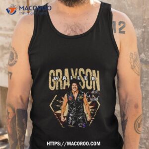 grayson waller pose signature shirt tank top