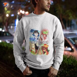 great pretender colored graphic anime shirt sweatshirt
