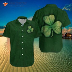 Green Clover Irish St. Patrick’s Day Hawaiian Shirts