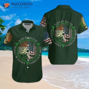 Green Irish-blooded Hawaiian Shirts For St. Patrick’s Day