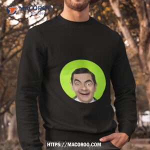 green logo mr bean shirt sweatshirt
