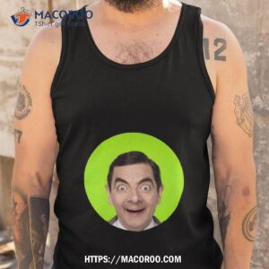 green logo mr bean shirt tank top