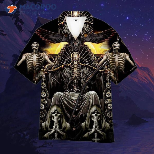 Grim Reaper Dark Skull Hawaiian Shirts