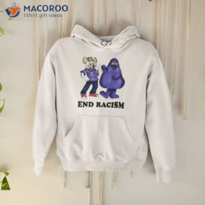 Grimace And Chuck E. Cheese’s End Racism Shirt