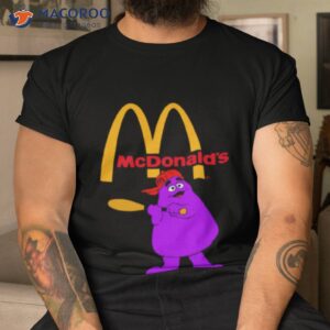 Grimace Birthday Mcdonalds Cute Shirt