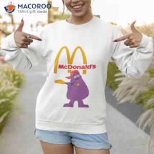 grimace birthday mcdonalds shirt sweatshirt 1