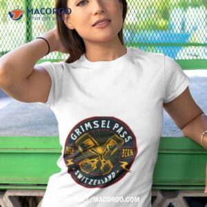 grimsel pass badge switzerland motorcycles shirt tshirt 1