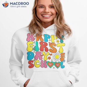 groovy happy first day of school back to teachers shirt hoodie 1