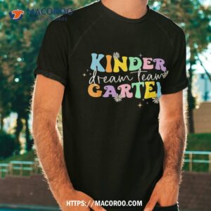 groovy kindergarten dream team back to school teacher kids shirt tshirt