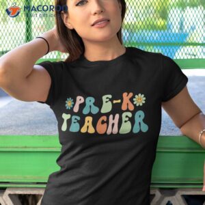 Groovy Pre-k Teacher First Day Of School Team Kids Shirt