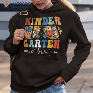 groovy retro kindergarten vibes first day back to school shirt hoodie 3