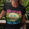 Groovy Second Grade Vibes Face Retro Teachers Back To School Shirt