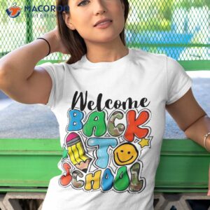 groovy teacher vibes eletary retro welcome back to school shirt tshirt 1 1