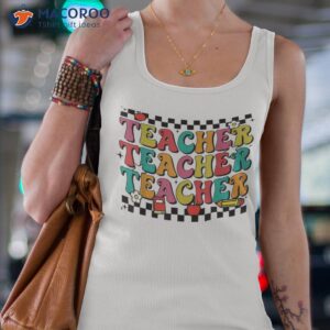 groovy teacher vibes retro teach love inspire back to school shirt tank top 4