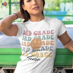 groovy vintage 3rd third grade teacher back to school gifts shirt tshirt 1