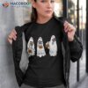 Groovy Vintage Floral Ghost Cute Halloween Spooky Season Shirt