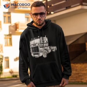 grunge classic big american cabover truck or lorry a rig shirt hoodie 2