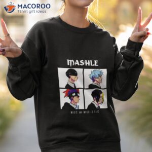 grunge style mashle magic and muscles anime shirt sweatshirt 2