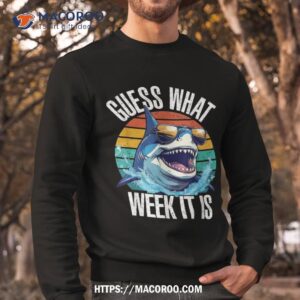 guess what week it is beach vintage funny shark retro summer shirt sweatshirt 3