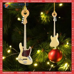 Guitar Bass Custom-shaped Christmas Acrylic Ornament