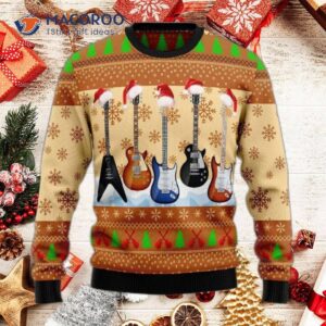 Guitar Ugly Christmas Sweater