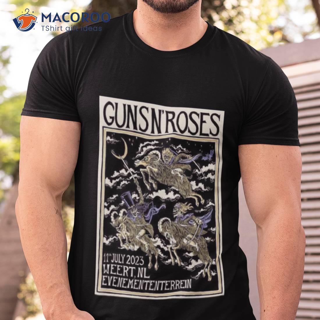 Guns N’ Roses 11th Jul, 2023 Evenemententerrein Weert Event Poster Shirt Guns N’ Roses 11th Jul, 2023 Evenemententerrein Weert Event Poster Shirt