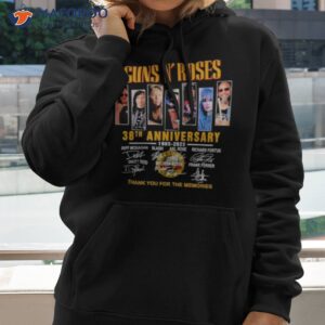 Guns N’roses 38th Anniversary 1985 2023 Thank You For The Memories Signatures Shirt