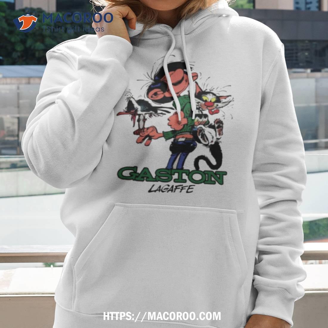 Guust Flater With Bird And Cat Gaston Lagaffe Shirt Guust Flater With Bird And Cat Gaston Lagaffe Shirt