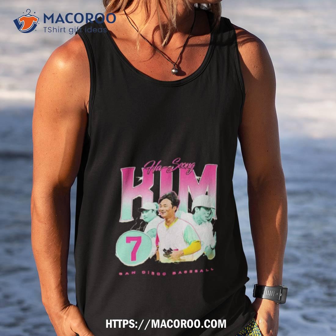 Ha Seong Kim 7 Sandiego Baseball Shirt Ha Seong Kim 7 Sandiego Baseball Shirt