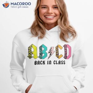 haft leopard abcd back in class teacher to school shirt hoodie 1