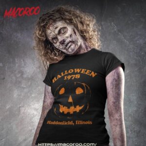 halloween 1978 holiday spooky myers pumpkin haddonfield shirt tshirt