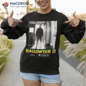 halloween 2 michael myers doorway portrait poster shirt sweatshirt