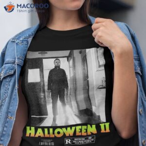 halloween 2 michael myers doorway portrait poster shirt tshirt