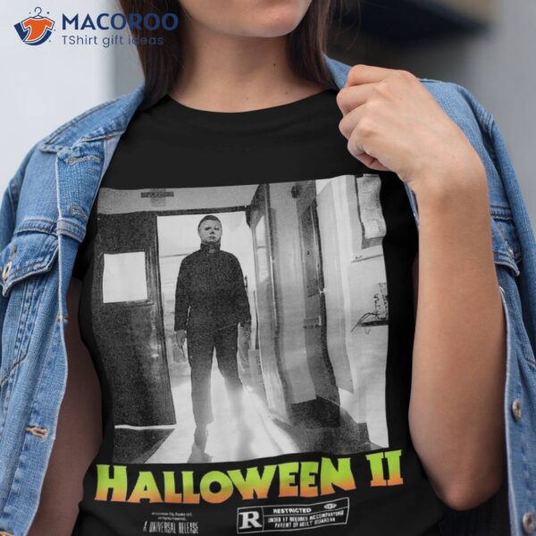 Halloween 2 Michael Myers Doorway Portrait Poster Shirt